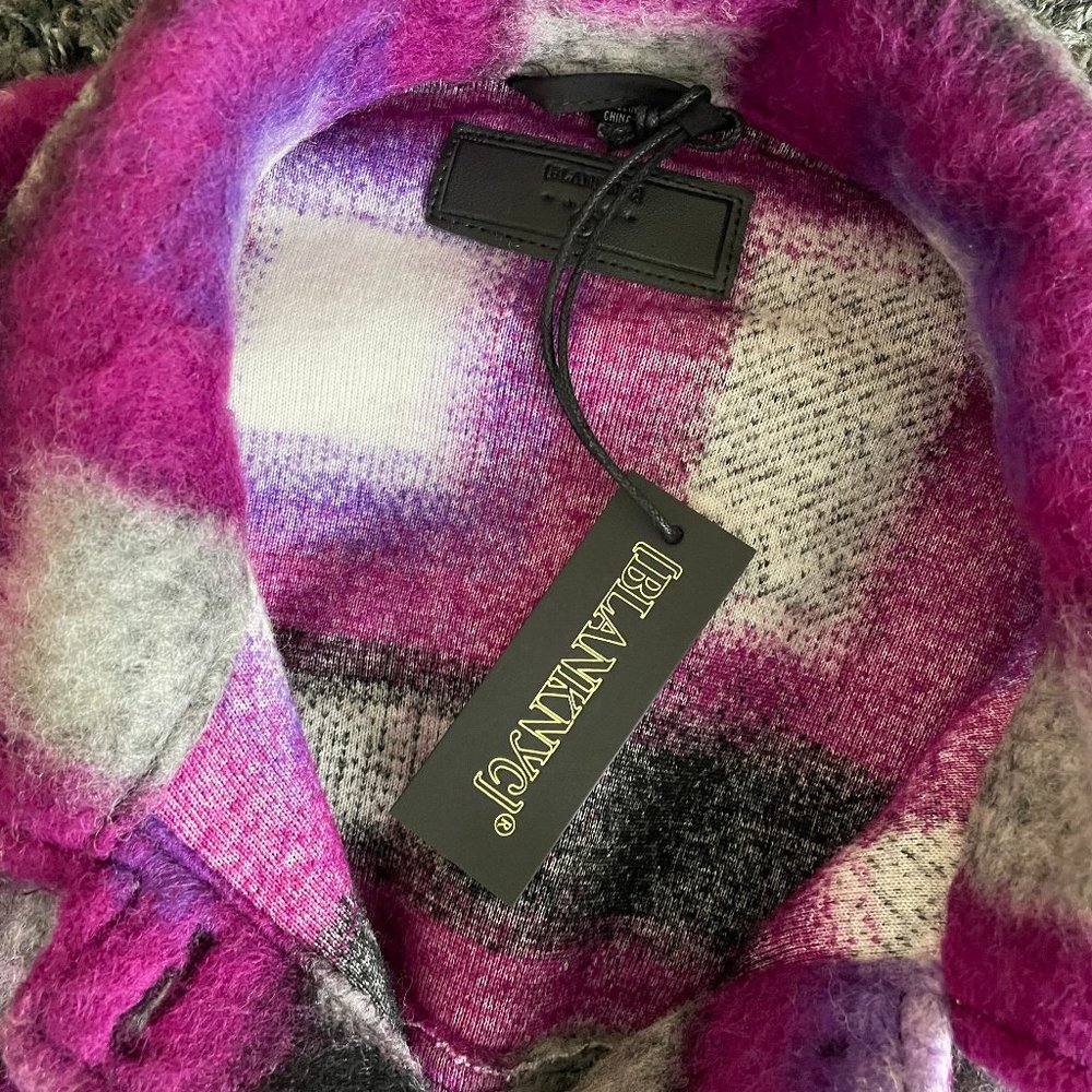 Blank NYC plaid cropped jacket (NWT) - Picture 6 of 9